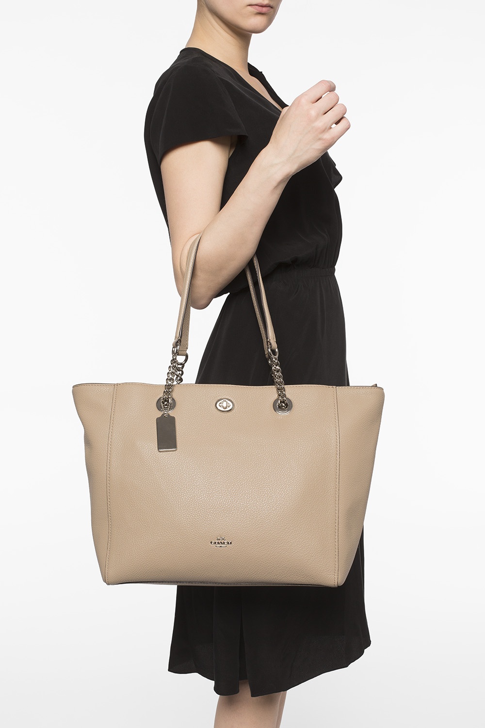 Brown 'Turnlock' shoulder bag Coach Vitkac GB